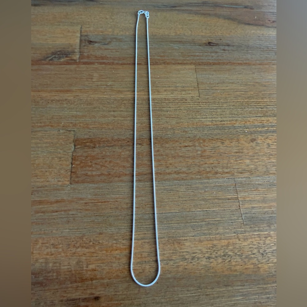 925 Solid Sterling Silver Snake Chain 18”